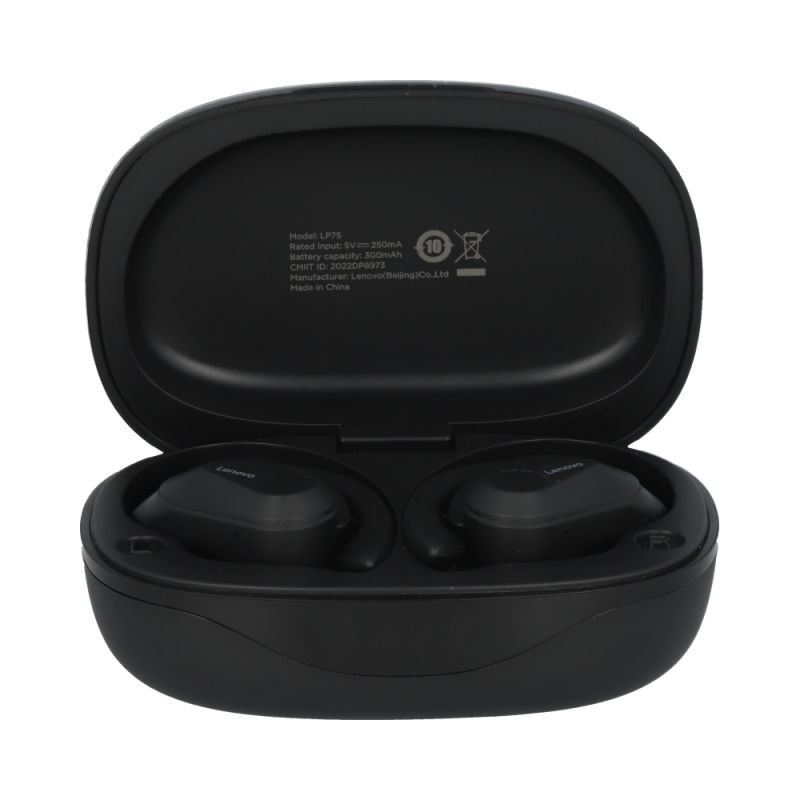 Comprar Auriculares Inalambricos Lenovo Lp75 en Electroshopy - Ángulo 2